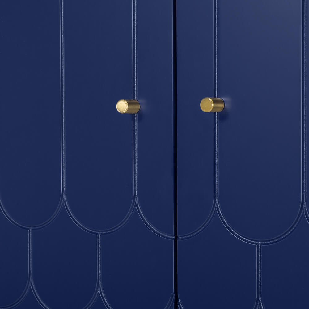 Dark Blue Lia Wardrobe Two Doors – image 5