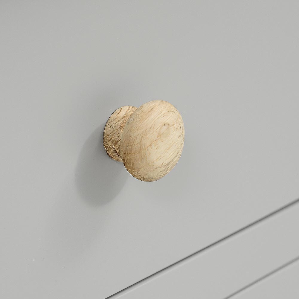 Chester Dove Grey Single Wardrobe – image 6