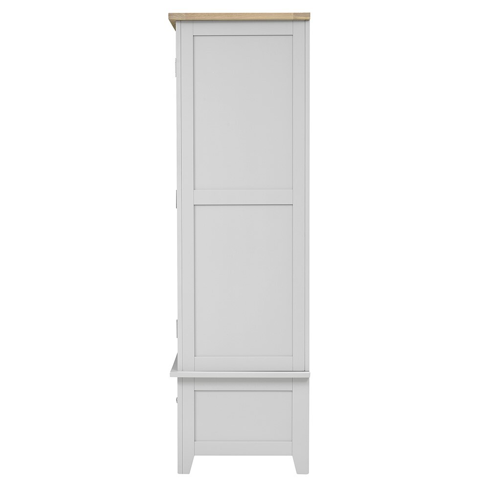 Chester Dove Grey Four Door Wardrobe – image 13