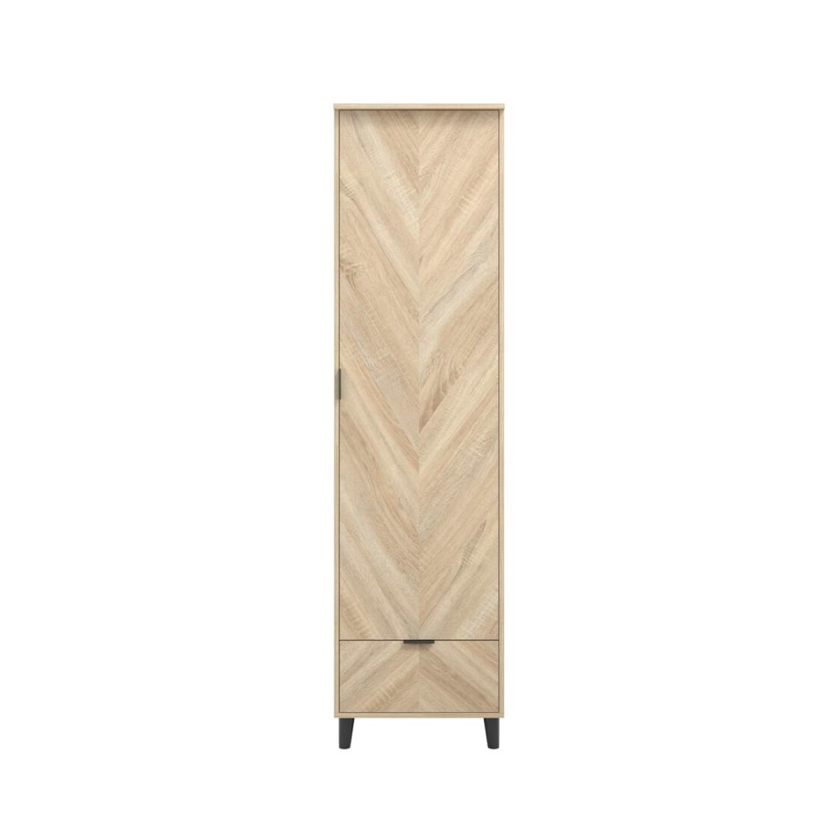 LPD Stockholm Chevron 1 Door Wardrobe – image 3