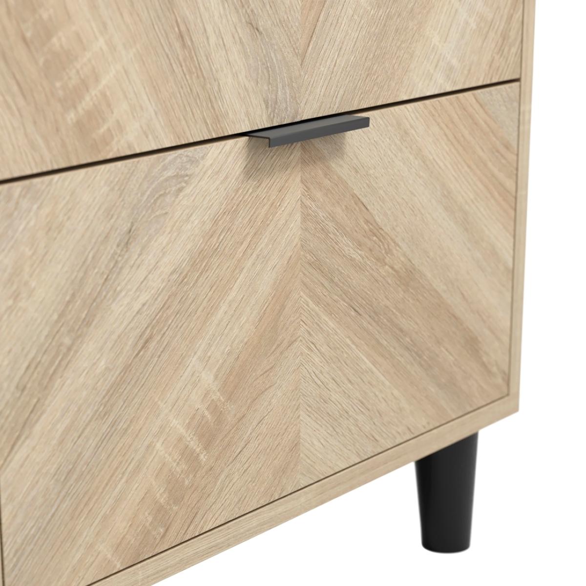 LPD Stockholm Chevron 1 Door Wardrobe – image 4