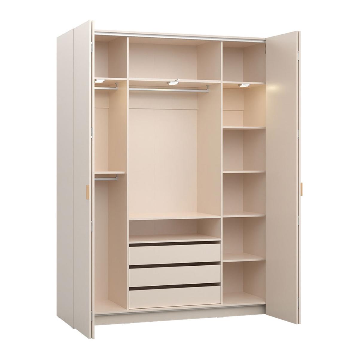 Vox 4 You Fresh Bifold 4 Door Wardrobe with Built in Drawers - 240cm – image 5