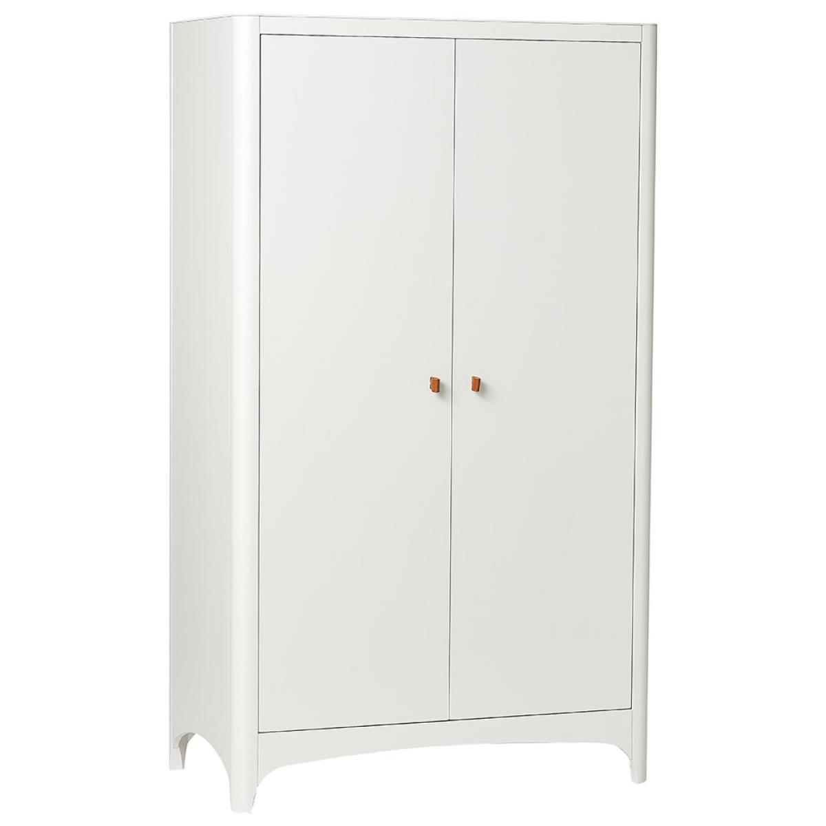 Leander Classic Wardrobe with 2 Doors - White – image 2