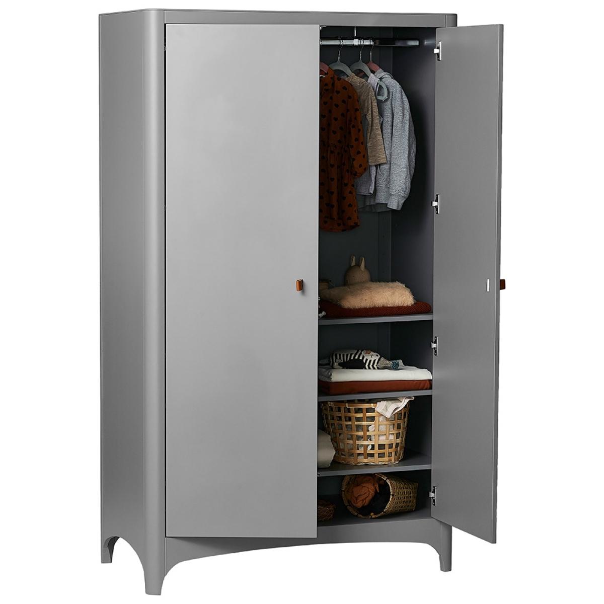Leander Classic Wardrobe with 2 Doors - White – image 5