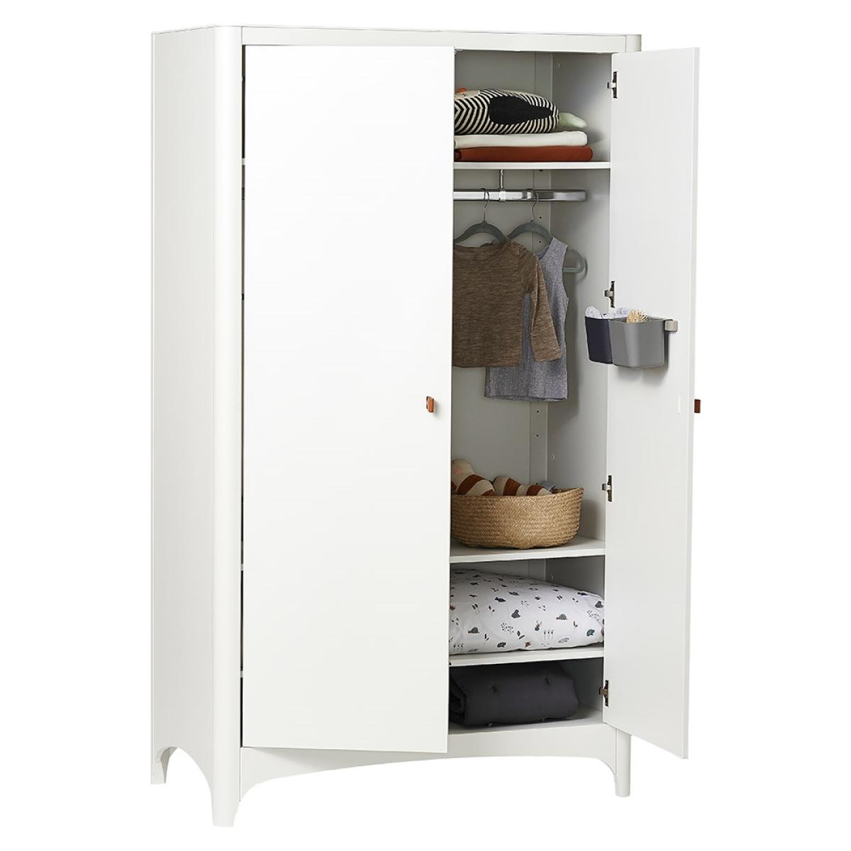 Leander Classic Wardrobe with 2 Doors - White – image 6
