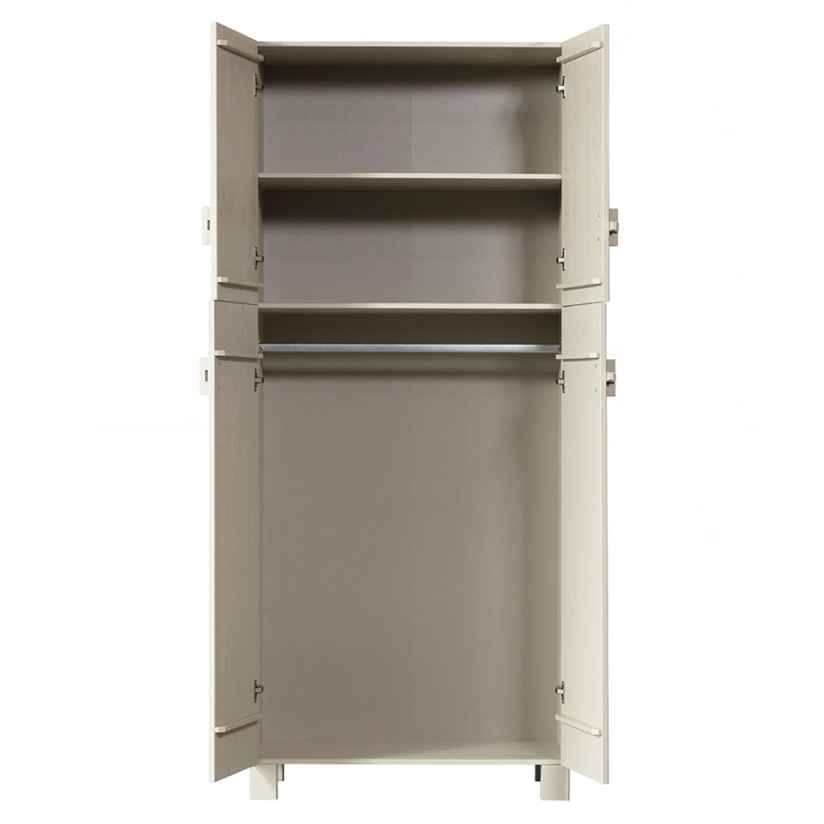 Woood Mees 4 Door Wardrobe with Storage – image 3