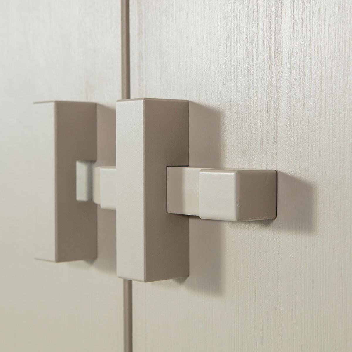 Woood Mees 4 Door Wardrobe with Storage – image 4
