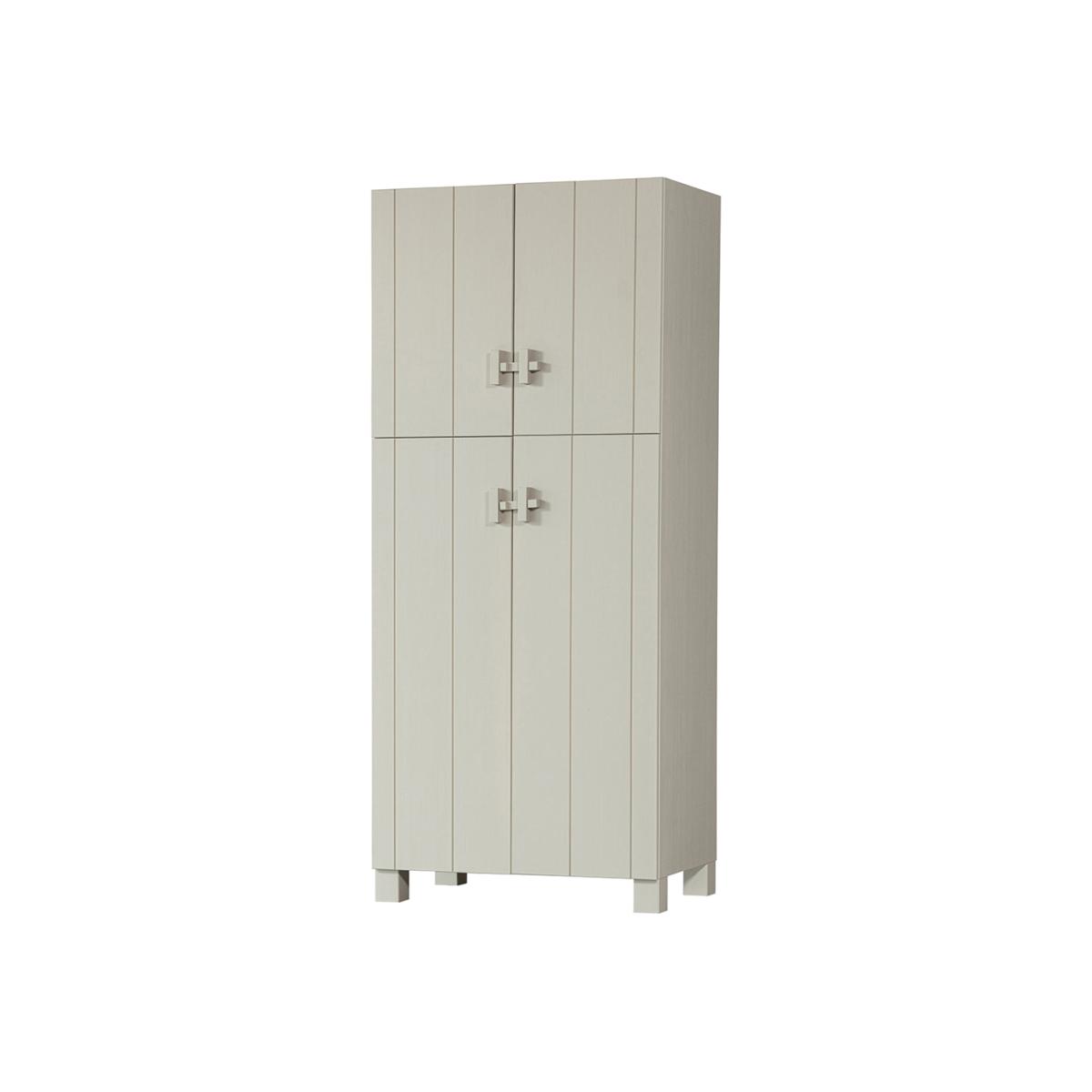 Woood Mees 4 Door Wardrobe with Storage – image 1