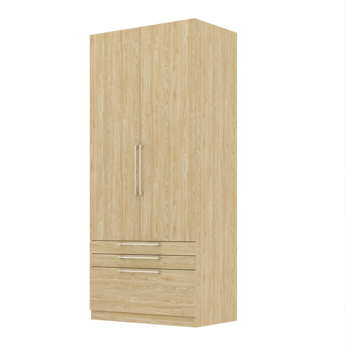 Foster Double 3 Drawer Wardrobe – image 5