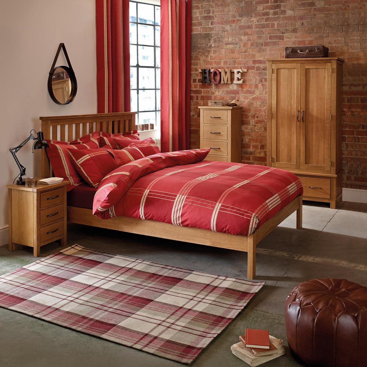 Sidmouth Oak Double Wardrobe Light Brown / Natural – image 5