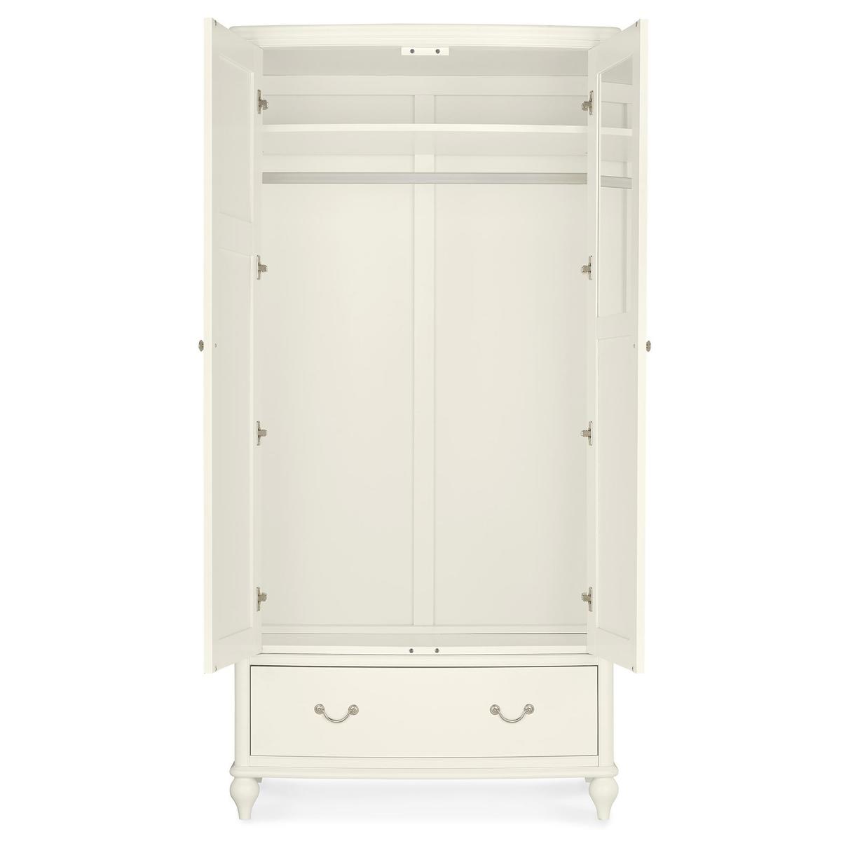 Athena Ivory Double Wardrobe Ivory (White) – image 4