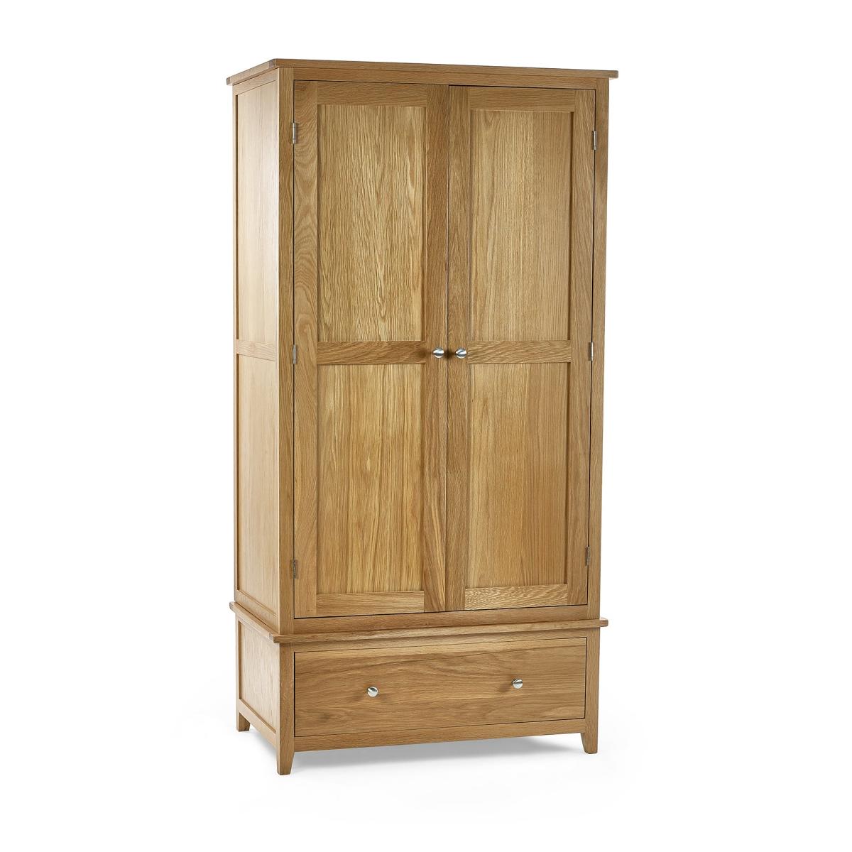 Jenkins Double Wardrobe, Oak Oak – image 2