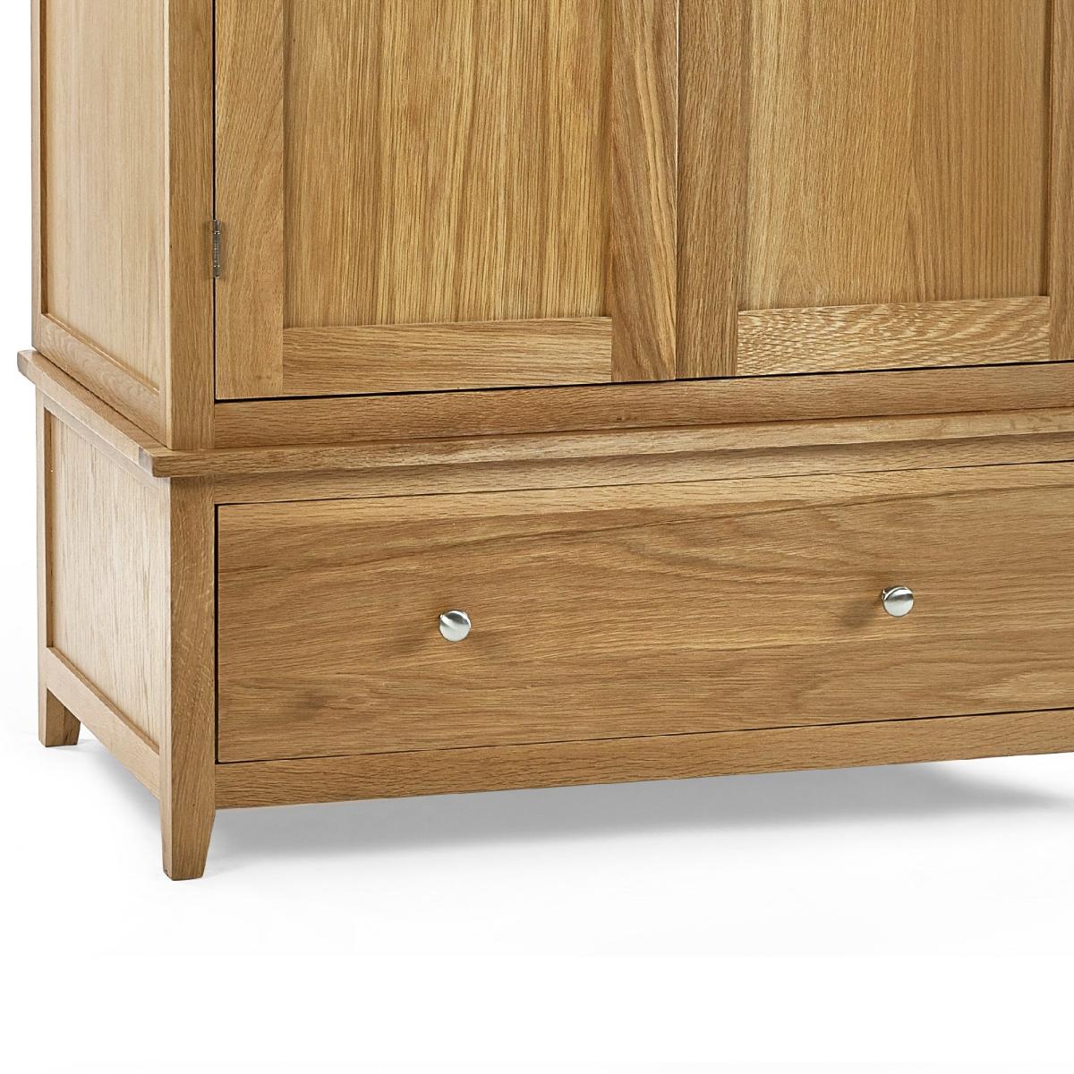 Jenkins Double Wardrobe, Oak Oak – image 4