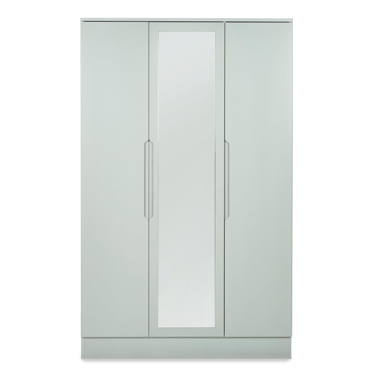 Larson Grey Triple Wardrobe Grey – image 3
