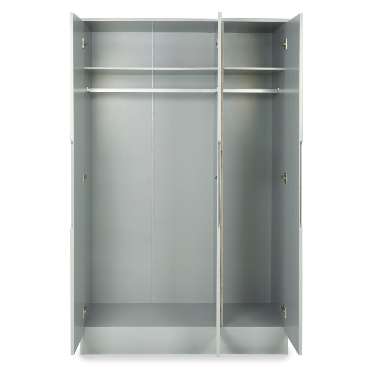 Larson Grey Triple Wardrobe Grey – image 5