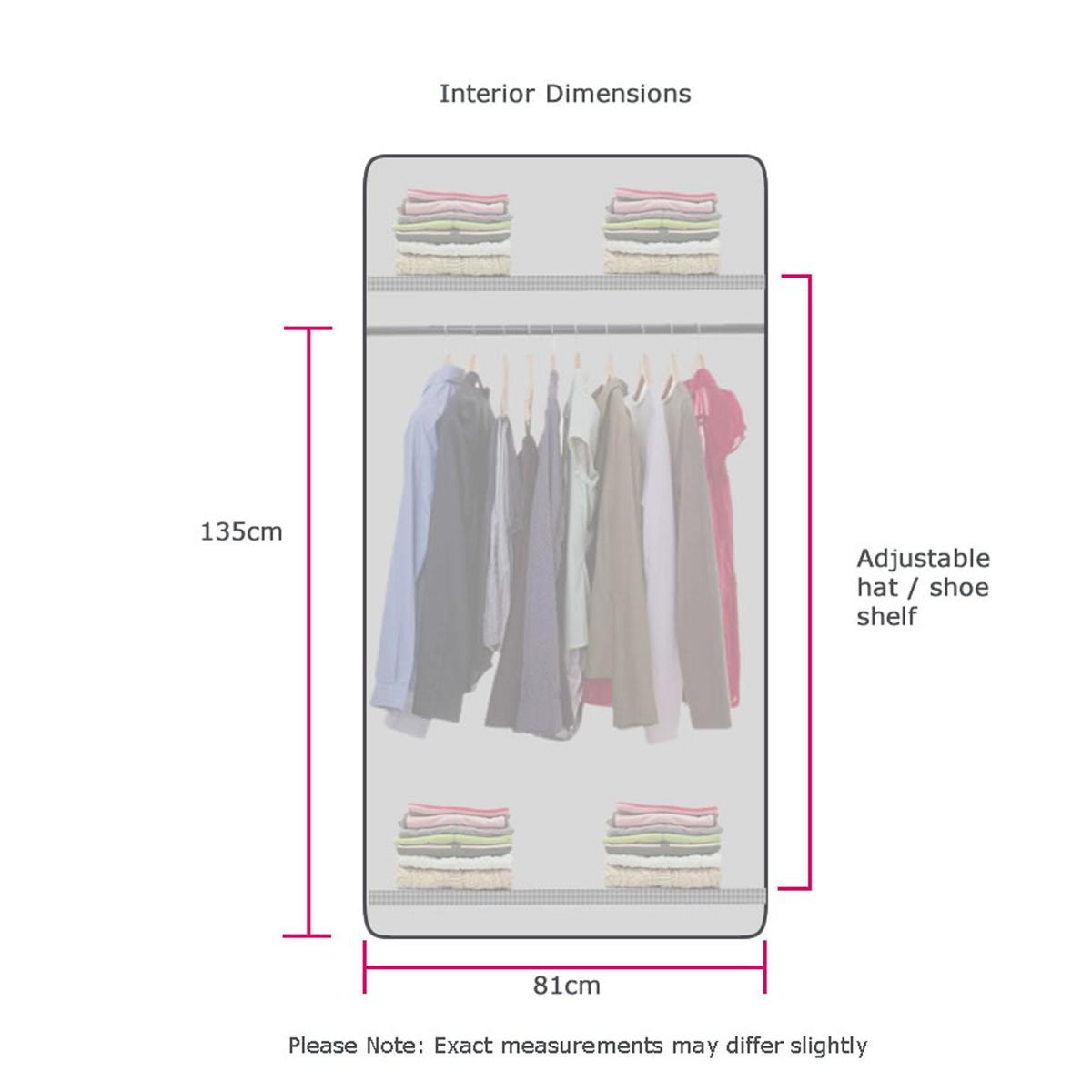 Colburn White Double Wardrobe White – image 3
