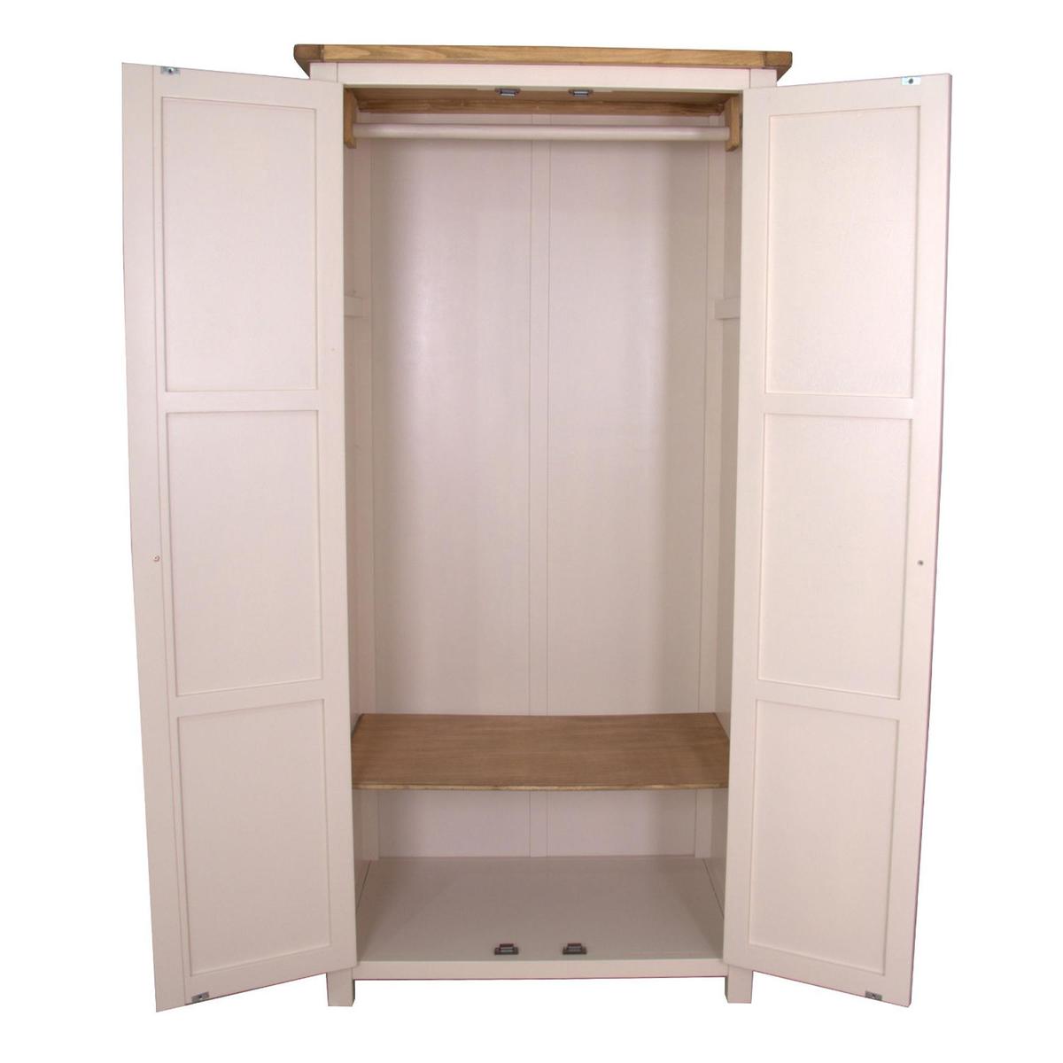 Kansas Double Wardrobe White – image 4