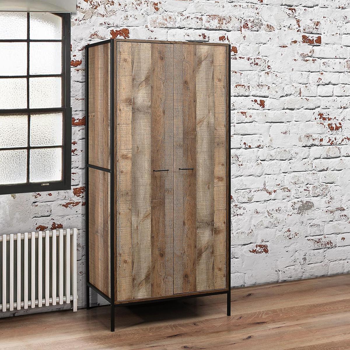 Urban Rustic Wardrobe Brown – image 5