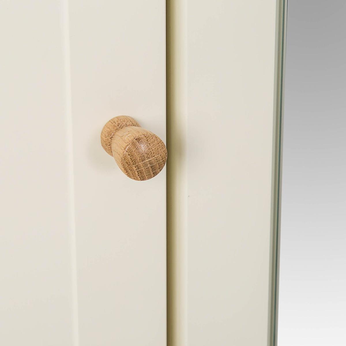 Findon Mirrored Triple Wardrobe Cream (Natural) – image 5