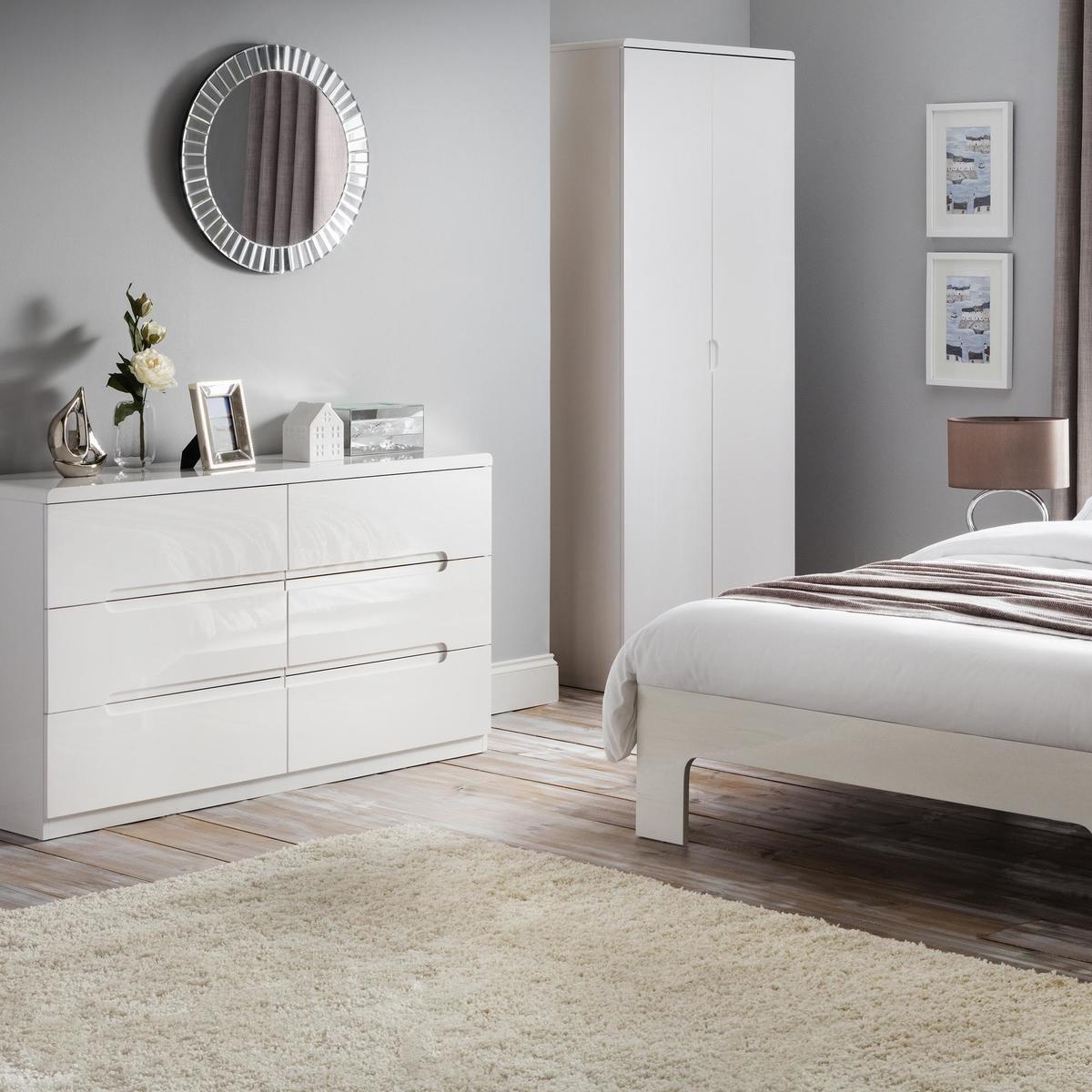 Manhattan White Double Wardrobe White – image 2