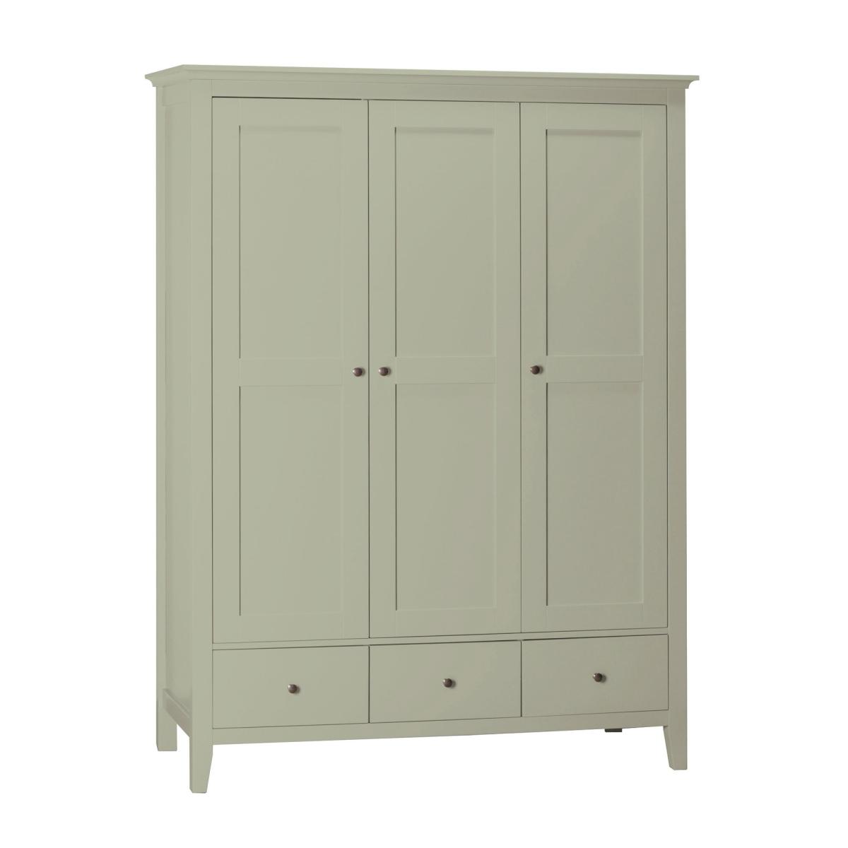 Lynton Triple Wardrobe Green – image 4