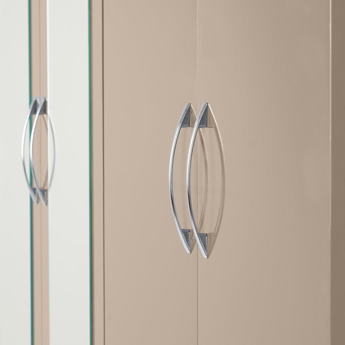 Return - Nevada 6 Drawer 2 Door Wardrobe, Oyster Nevada Natural – image 5