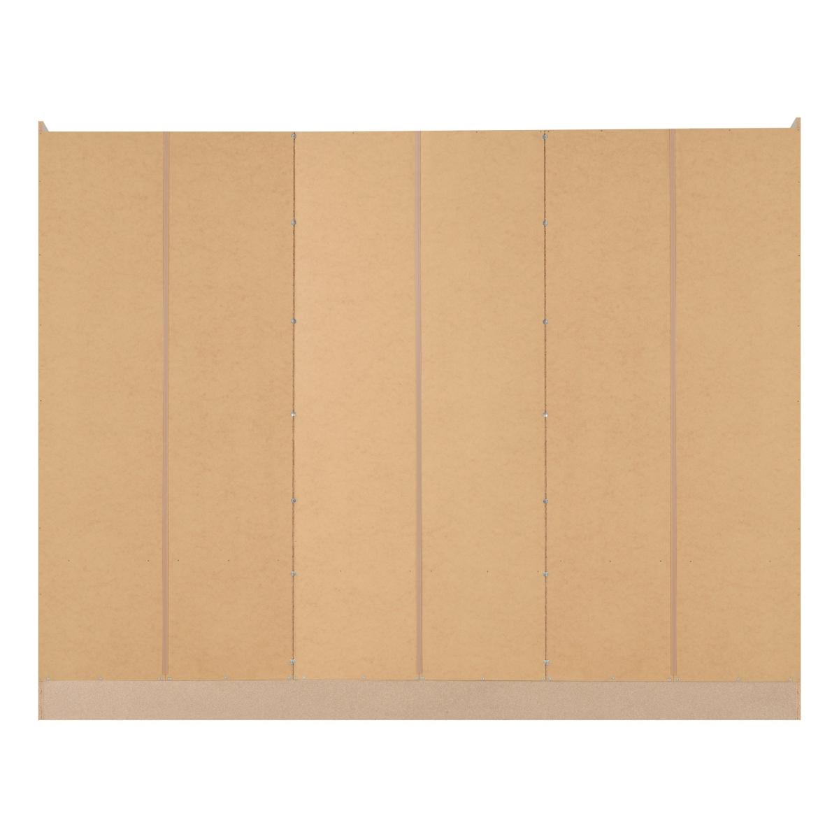 Return - Nevada 6 Drawer 2 Door Wardrobe, Oyster Nevada Natural – image 7