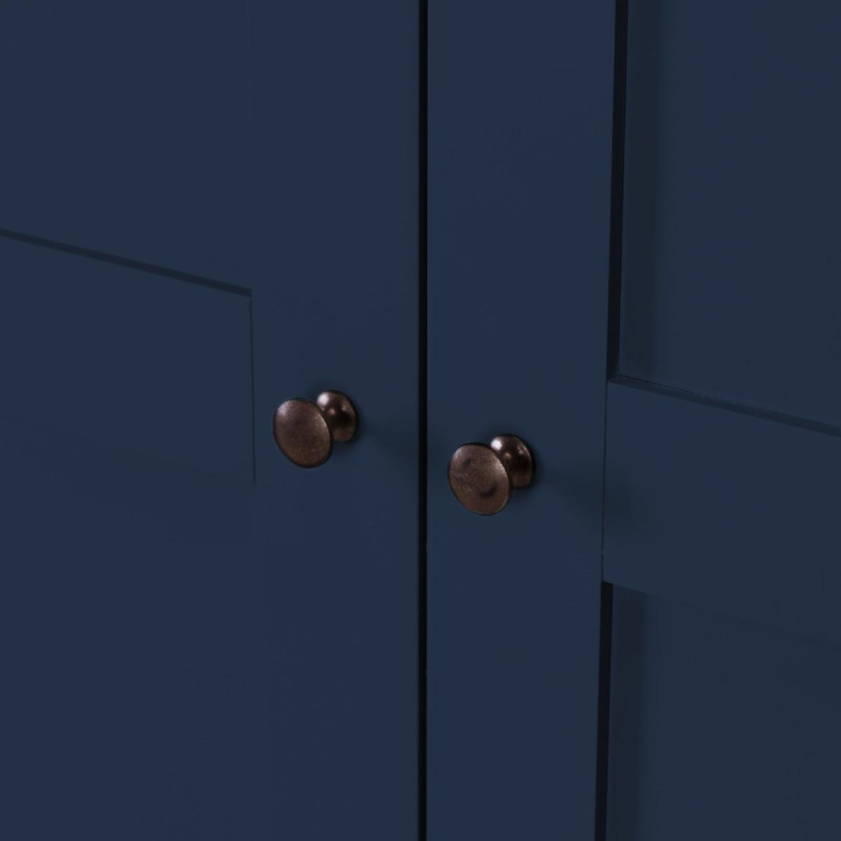Lynton Double, 1 Drawer Wardrobe Navy Blue – image 6