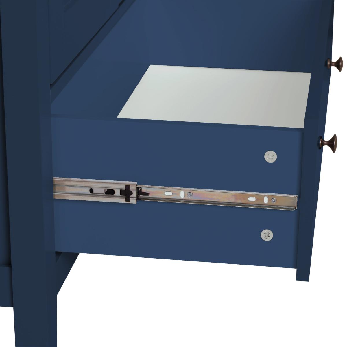 Lynton Double, 1 Drawer Wardrobe Navy Blue – image 7