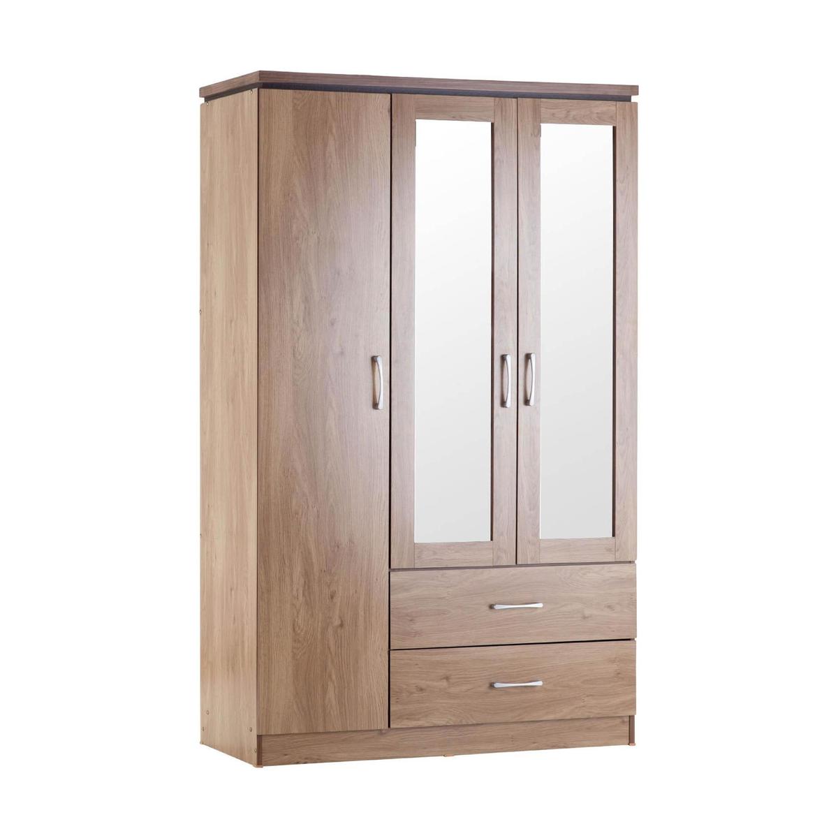 Charles Oak Wardrobe Natural – image 1