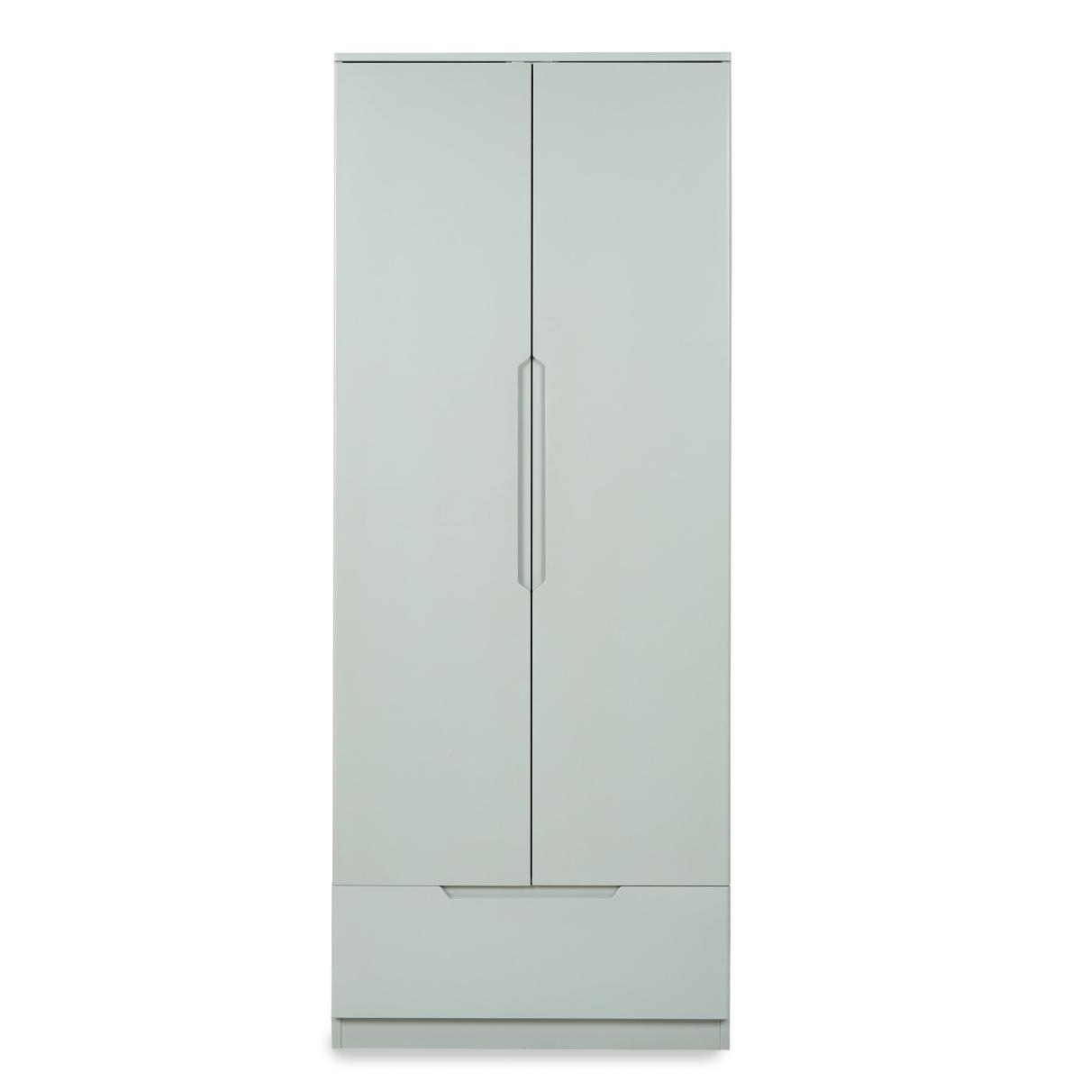 Larson Grey Double Wardrobe Grey – image 3