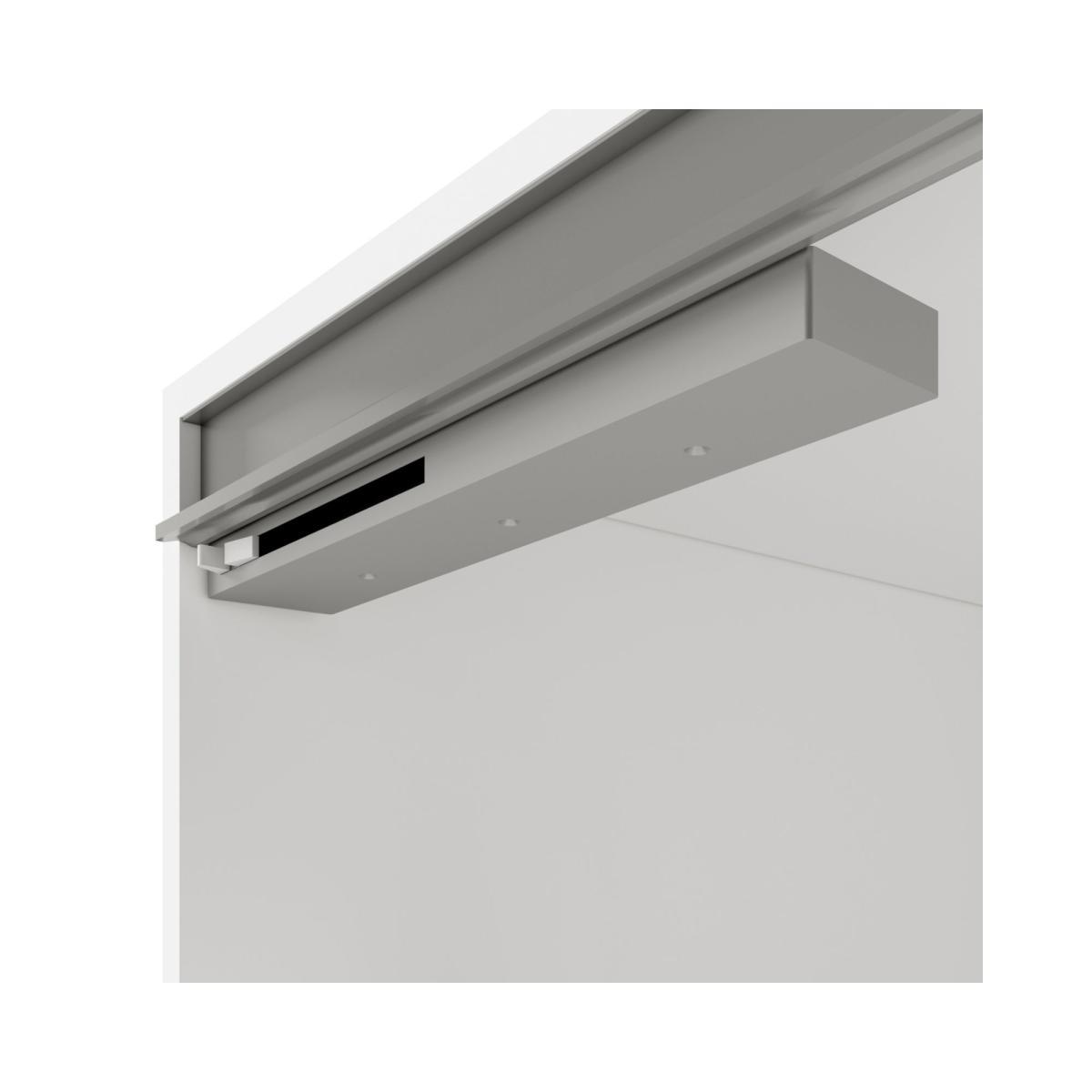 Lincoln 180cm Sliding Mirrored Wardrobe White – image 4