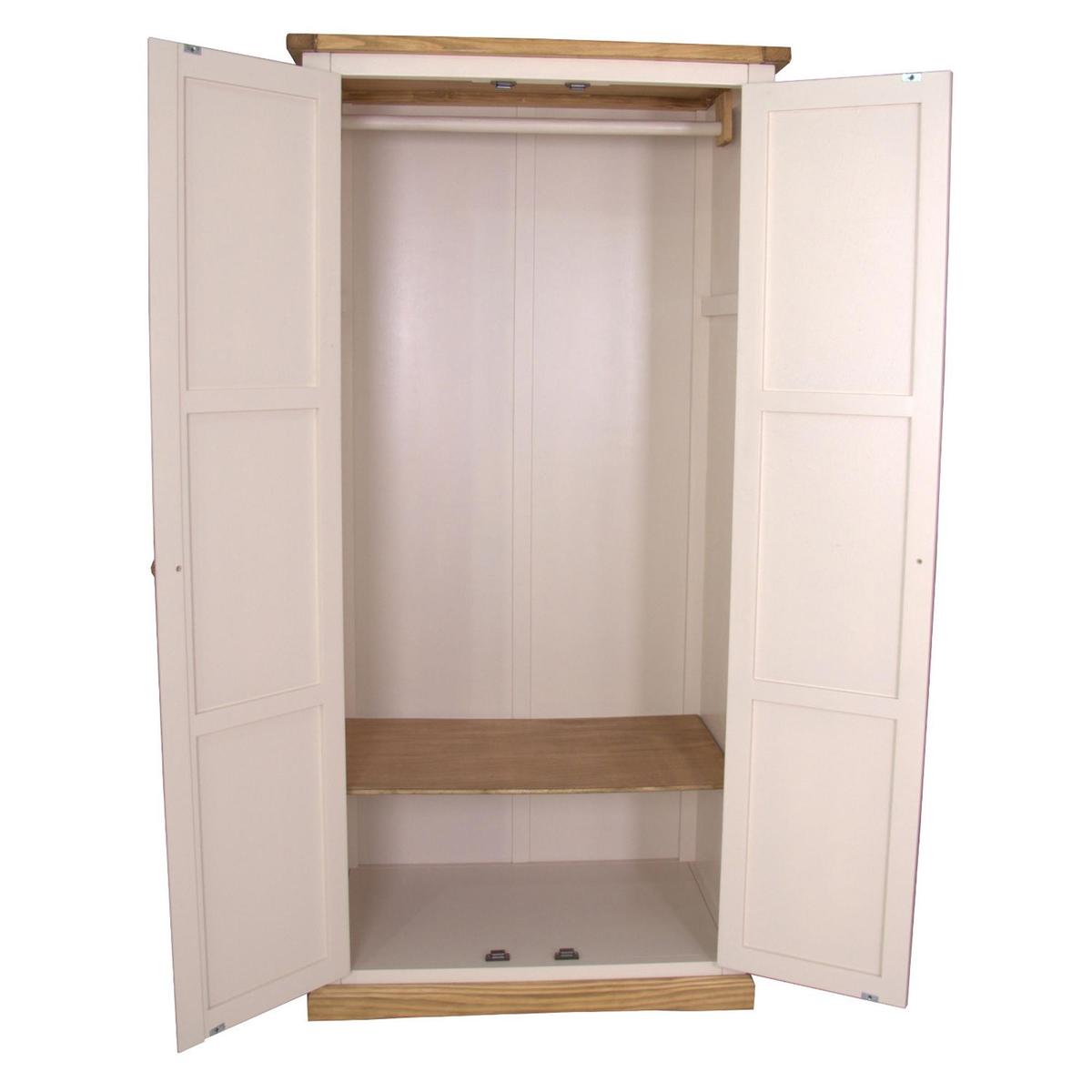 Colby Double Wardrobe White – image 3