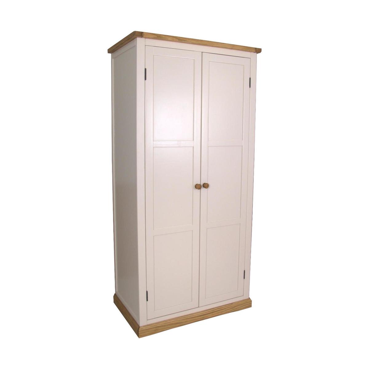 Colby Double Wardrobe White – image 2
