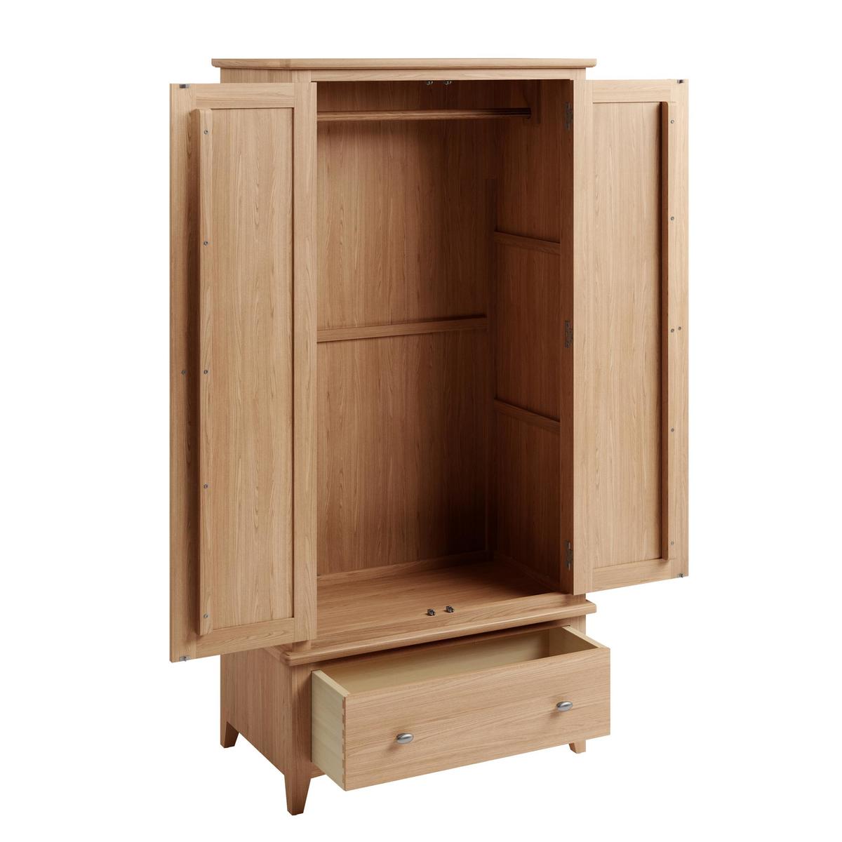 Lyla Wardrobe Light Oak – image 2