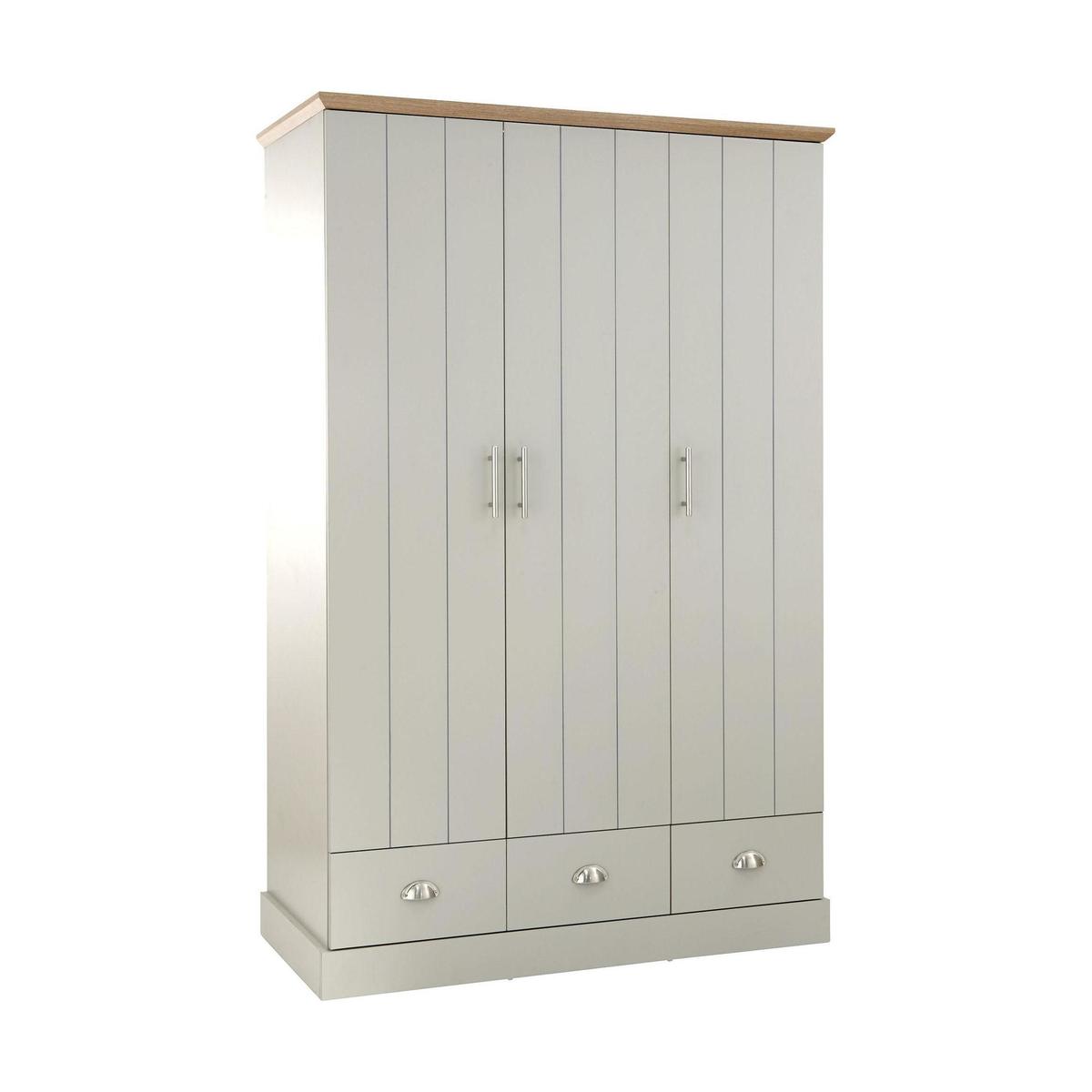 Kendal Triple Wardrobe Grey – image 2