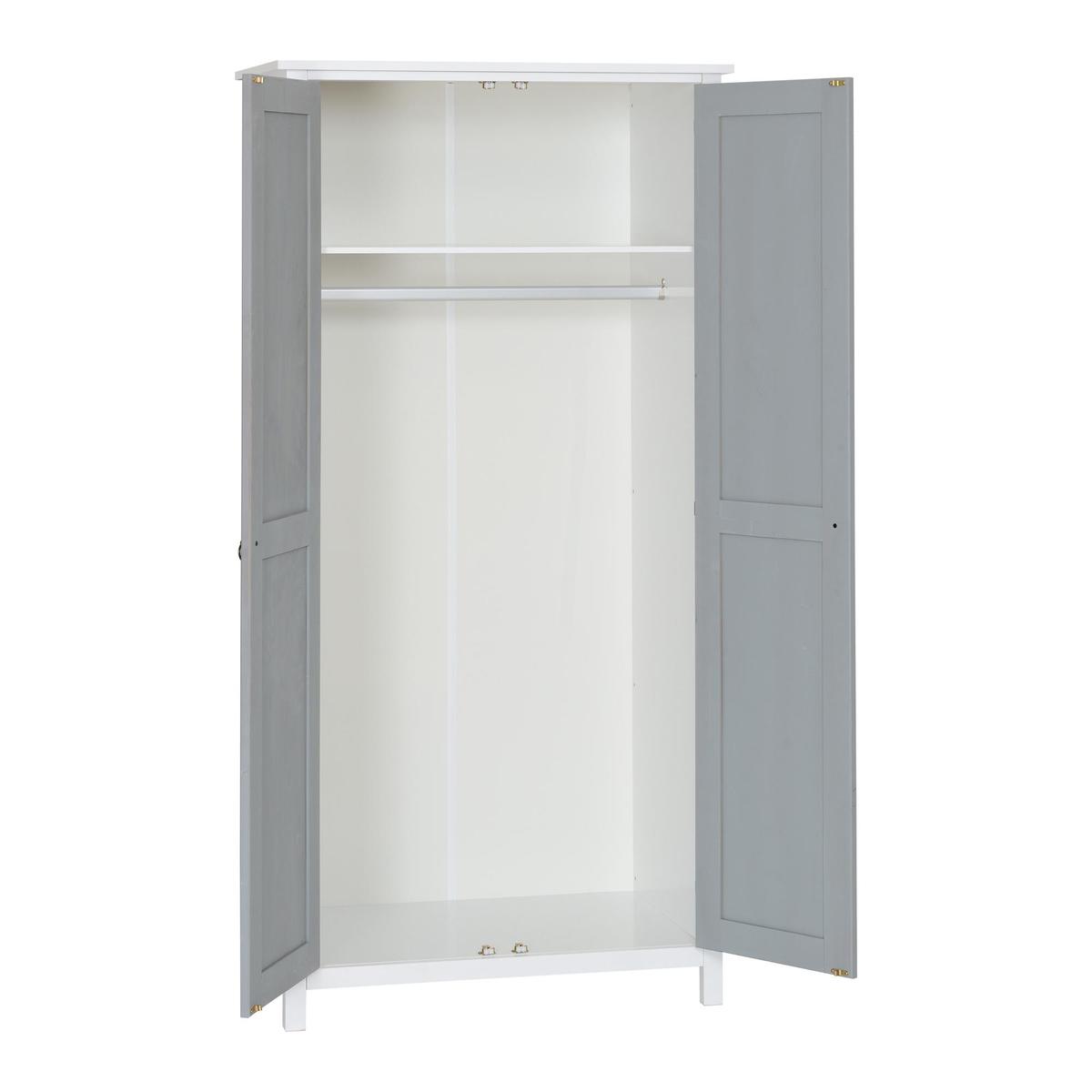 Vermount Double Wardrobe White – image 3