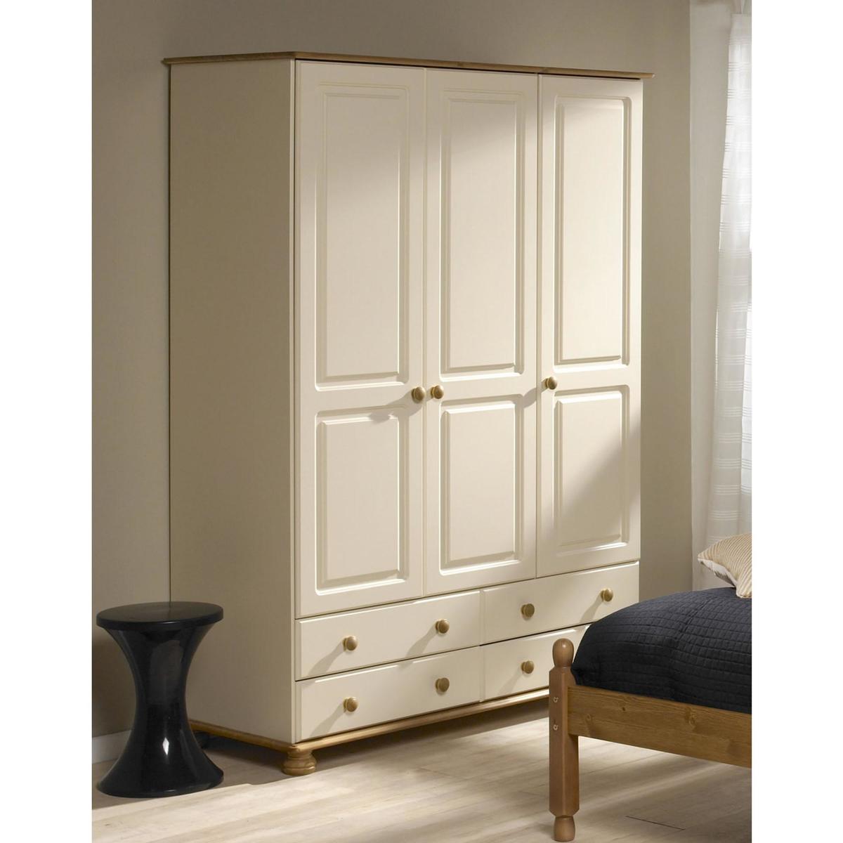 Colburn Cream Triple Wardrobe Natural/Cream – image 2