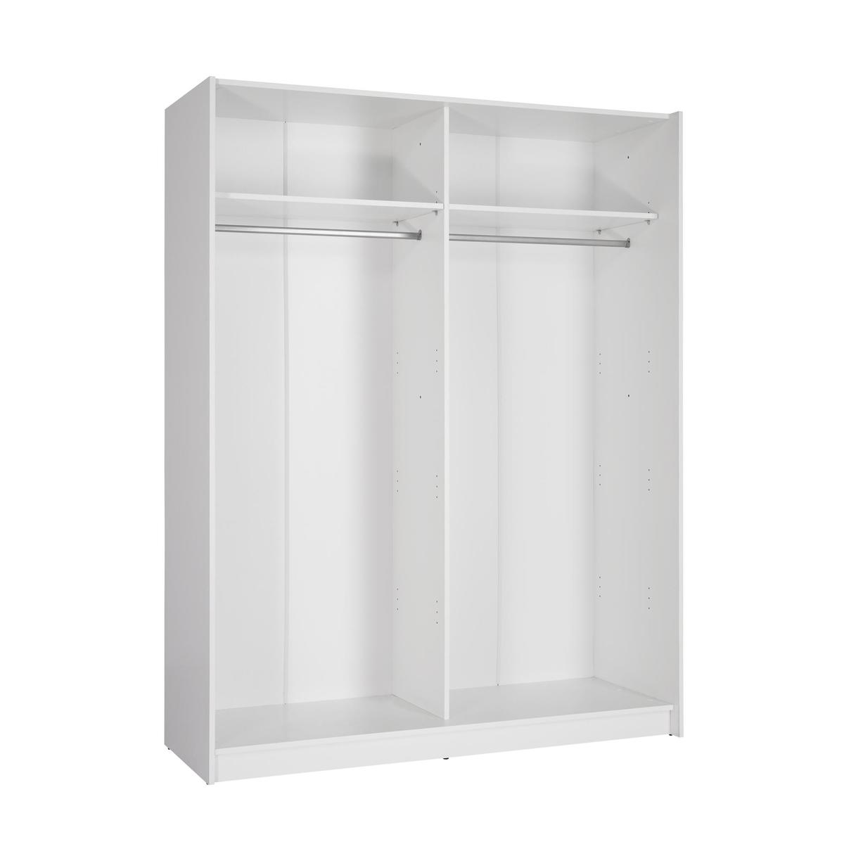 Ellum White High Gloss Sliding Wardrobe White – image 4