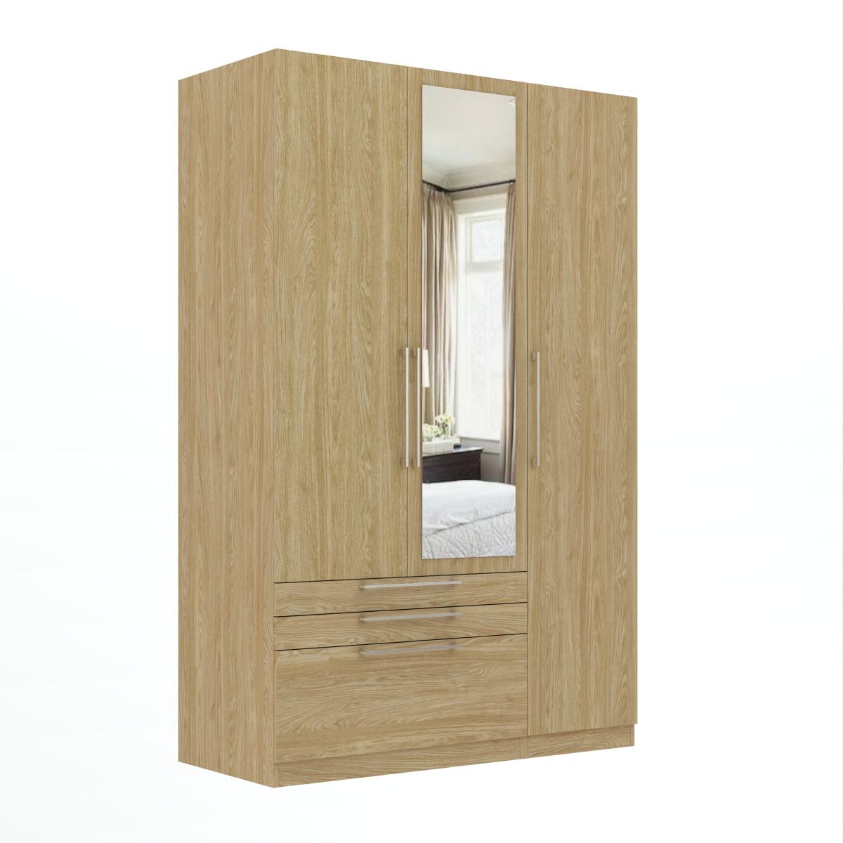 Foster Triple 3 Drawer Wardrobe – image 6