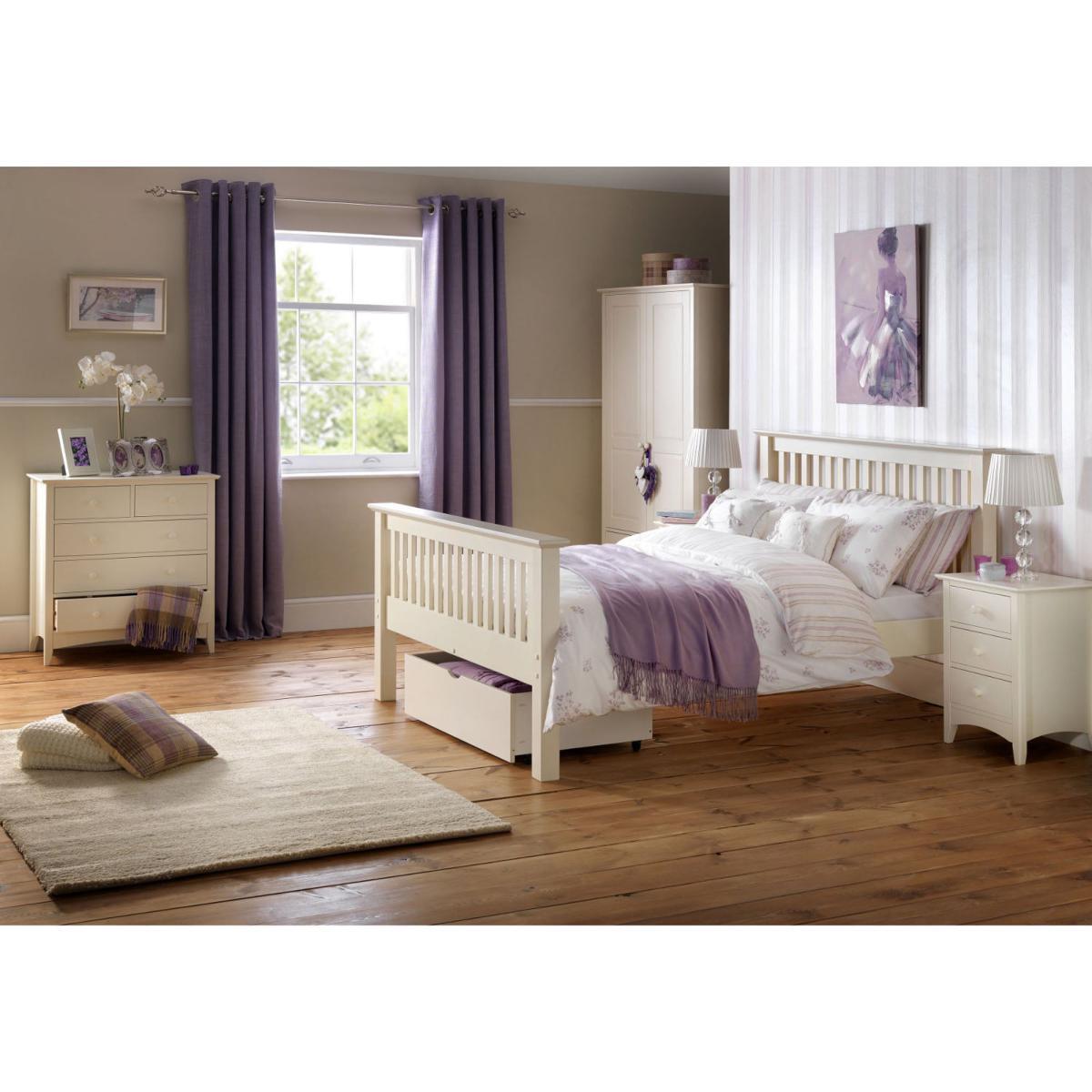 Cameo Stone White Double Wardrobe Cream – image 2