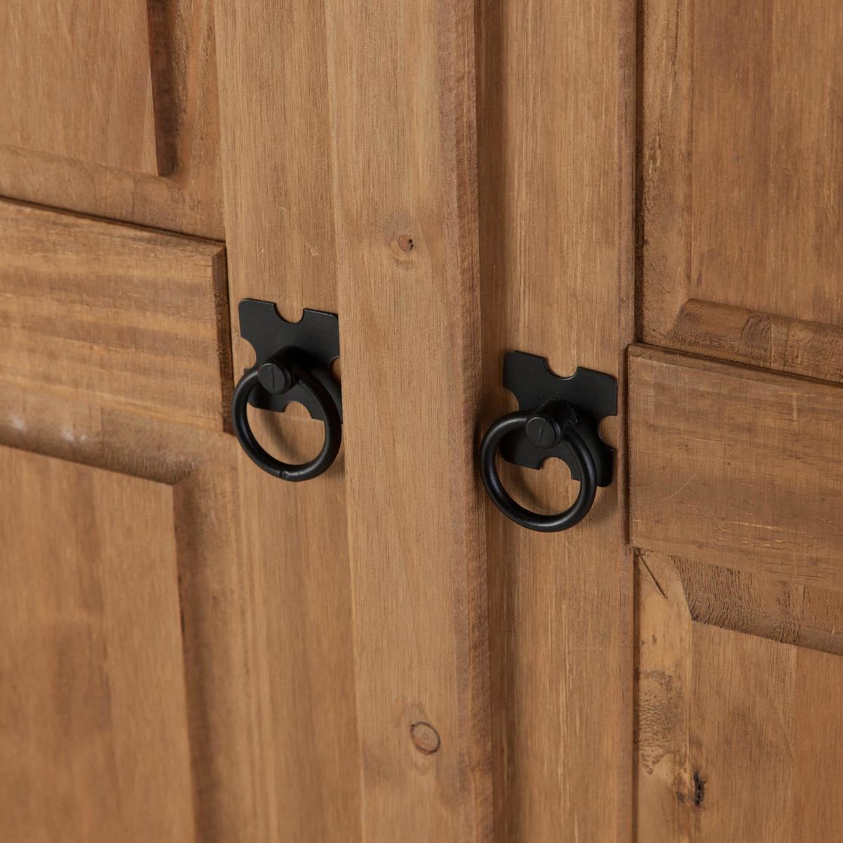 Corona 4 Door Wardrobe Natural – image 3