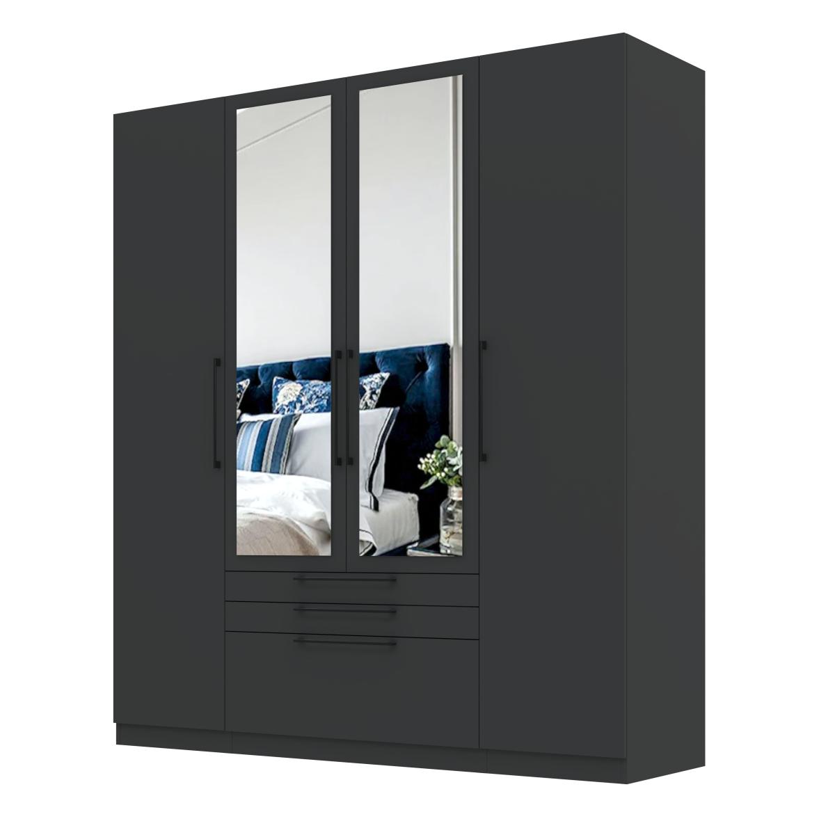 Foster 4 Door 3 Drawer Wardrobe – image 5