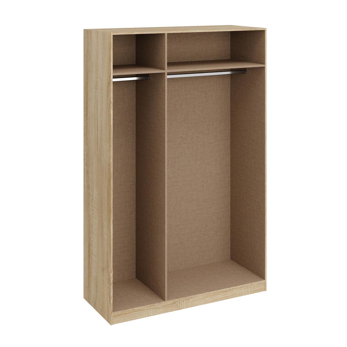 Genoa 3 Door Wardrobe Grey – image 4