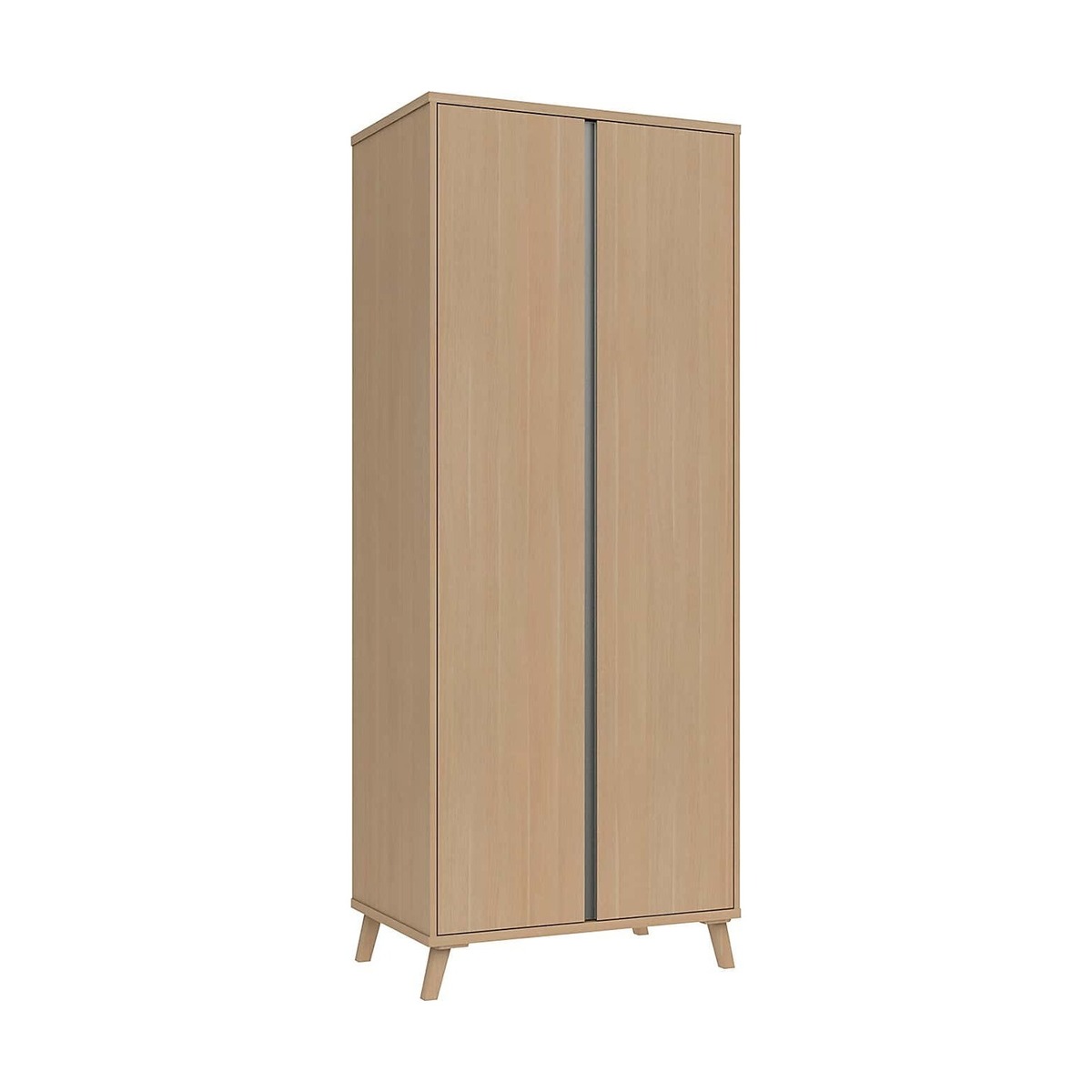 Jenson 2 Door Wardrobe Light Oak – image 2
