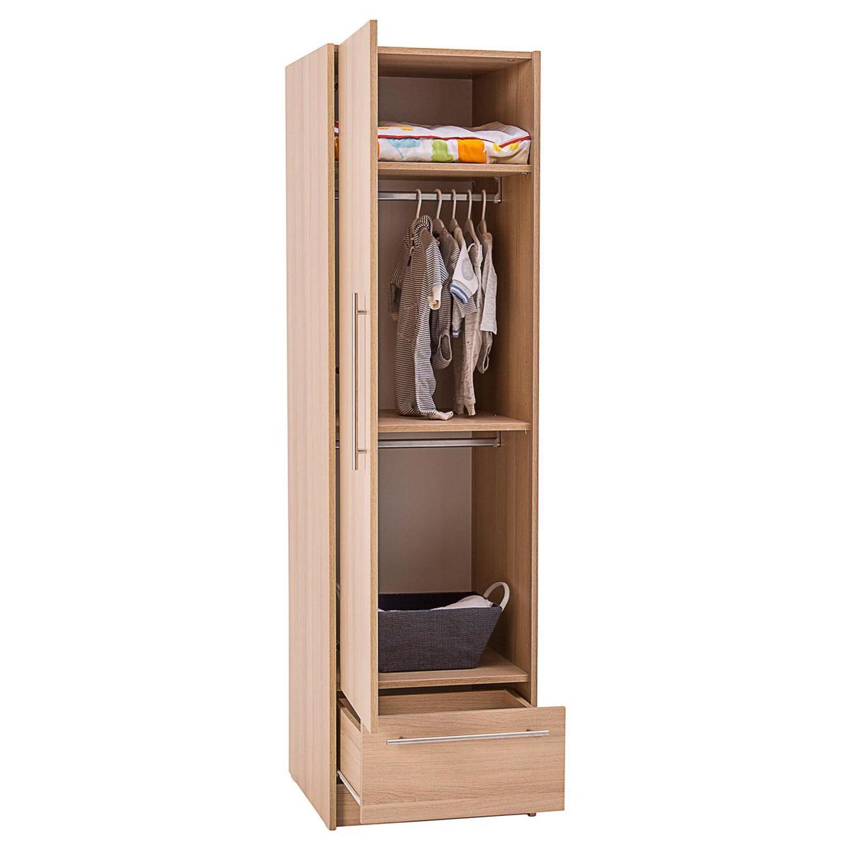 Trio Oak Nursery Wardrobe Natural – image 4