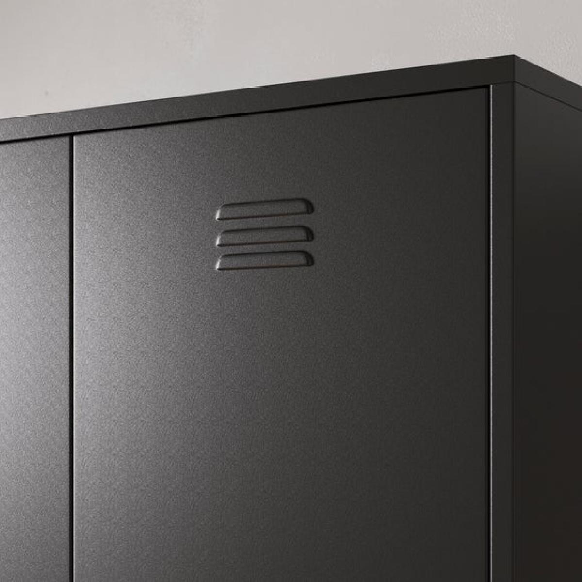Helga Metal Double Wardrobe – image 4