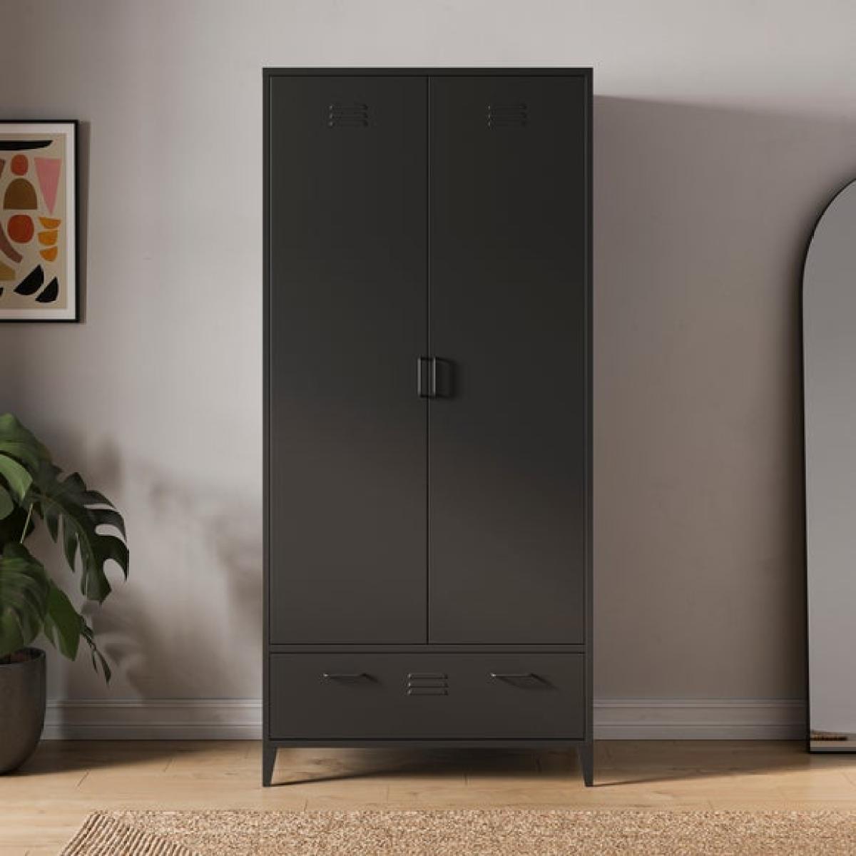 Helga Metal Double Wardrobe – image 1
