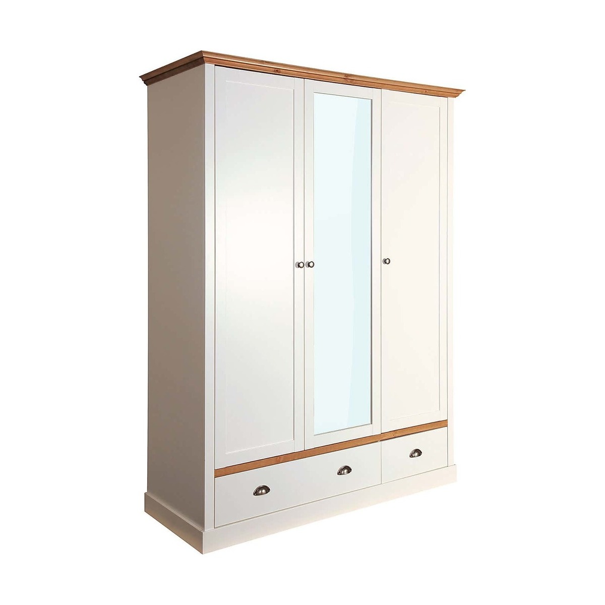 Sandringham White Triple Wardrobe White – image 2