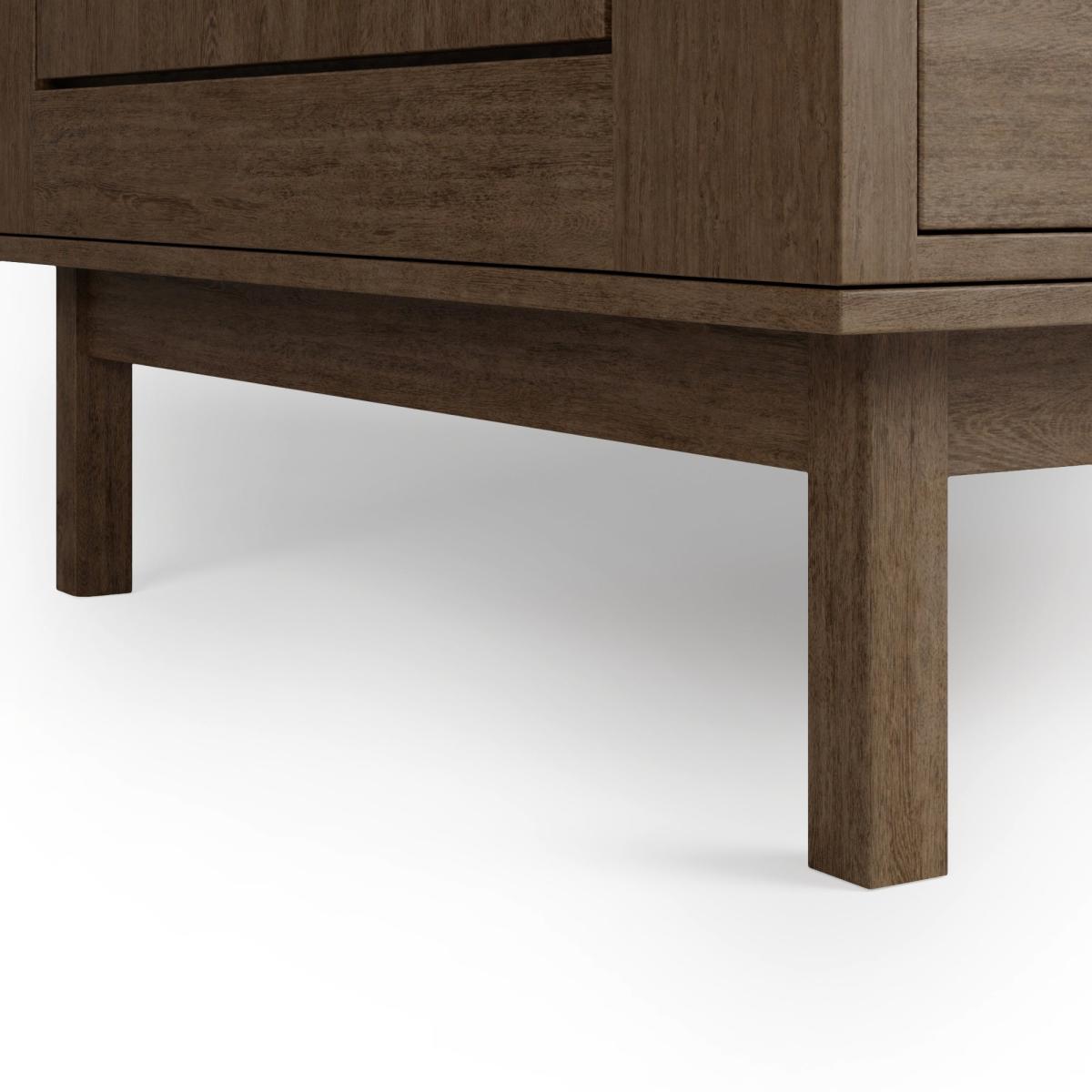 Indi Double Wardrobe Wood (Brown) – image 8